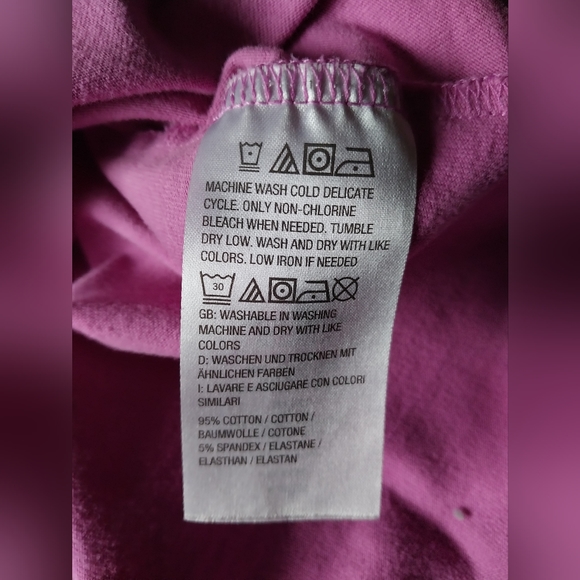 Denim&Co set of 3 Perfect Jersey v-neck elbow sleeve tops Medium - Picture 5 of 8